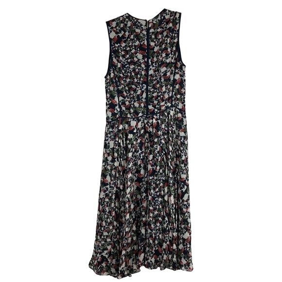 Jason Wu Silk Geometric Abstract Print Dress Size 6 A-Line Sleeveless EUC Black - Picture 3 of 12